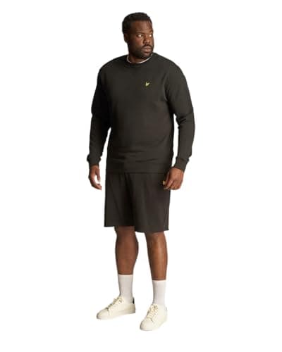 Image of Lyle & Scott Mid Bottoms Sweat Short Z865 Jet Black, 4XL