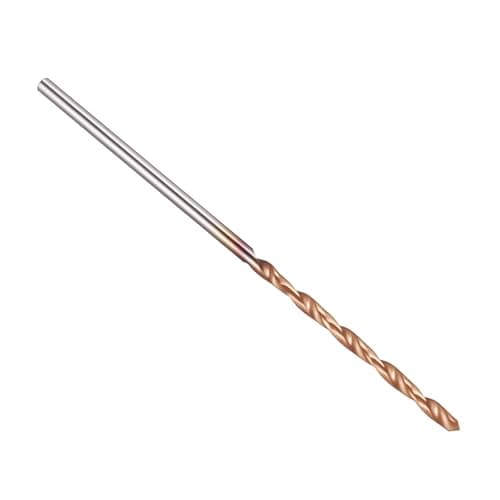 Image of PATIKIL 1.2mm Drill Bit, Carbide Twist Jobber Bits Straight Shank 130° for Drilling Hard Metal Alloy Steel Stainless Steel Titanium Alloys - 1 Pack