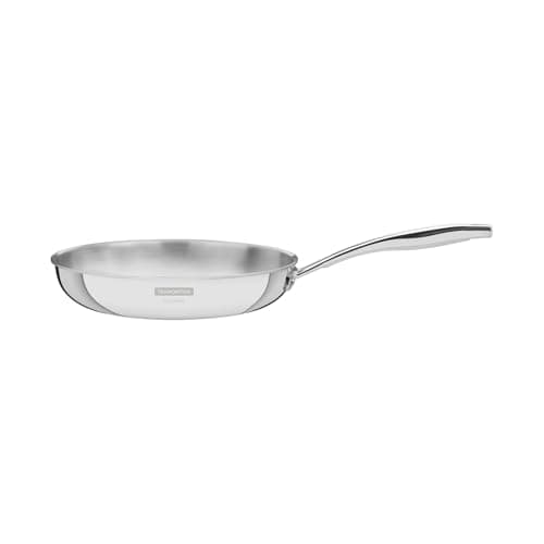 Image of Tramontina Grano Frying Pan 3-Ply Stainless Steel for Induction, Electric, Gas and Ceramic Glass Hobs, Cookware, Kitchen, 26 cm, 2.2 litres, 62155260