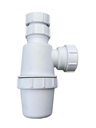 Image of Telescopic Adjustable Bottle Trap - 40mm (1.1/2') Basin Waste Sink Waste Kit, Sink Waste, Multi-Fit, Manufactured to EN2574-1, 75mm Water Seal