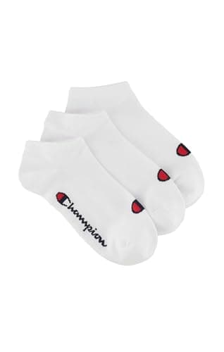 Image of CHAMPION Triple Pack Low Socks, three pack, cotton blend with a little stretch, breathable fabric, ribbed ankles