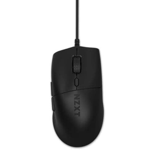 Image of NZXT Lift 2 Ergo | Lightweight Ergonomic Wired Gaming Mouse | Lightweight 61 g Design | 8K Polling Rate | Optical Switches | 26K DPI Optical Sensor | 100% PTFE Feet | Black