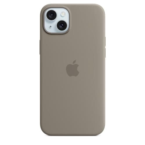 Image of Apple iPhone 15 Plus Silicone Case with MagSafe - Clay 
