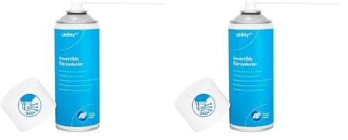 Image of AF Utility Invertible Sprayduster/Air Duster Compressed Gas Can - HFC Free - Flammable - Removal of Dust and Debris - 1 x 200ml Pack, HFC200UT (Pack of 2)