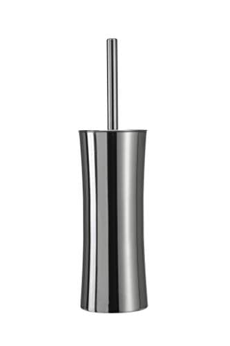 Image of Croydex Toilet Brush With Freestanding Polished Steel Curvy Holder
