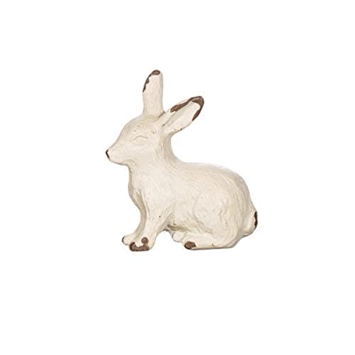 Image of Sass & Belle Antique White Rabbit Drawer Knob
