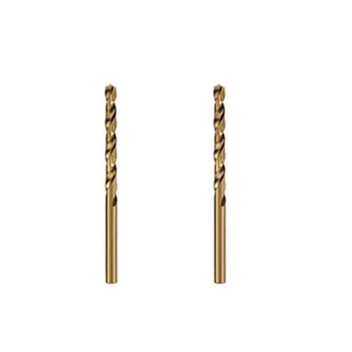Image of 2Pcs M35 HSS Cobalt Jobber Drill Bits, Metal Twist Drill Bit for Drilling Stainless Steel Copper Wood Plastic Aluminum (3mm)