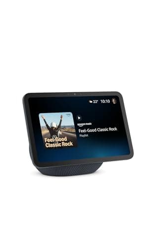 Image of Amazon Echo Show 8 (newest gen), Vibrant HD 8.7" display with spatial audio, Graphite, with Alexa+ Early Access