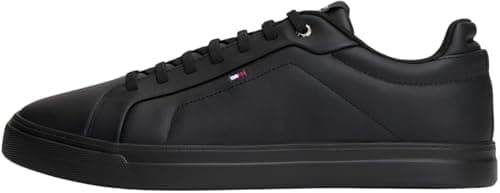 Image of Tommy Hilfiger Men ICON Court Light ESS FM0FM05678 Low Top, Black (Black), 42