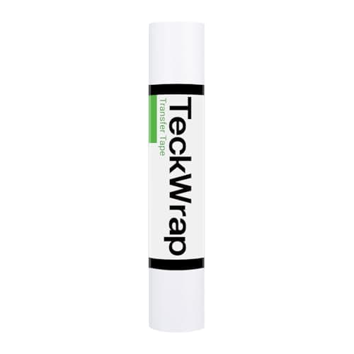 Image of TECKWRAP Clear Transfer Paper Tape Roll 12” x 10 FT Low Tack Matte Transfer Vinyl Transfer Tape Perfect for Craft Adhesive Vinyl Signs Letters, Stickers, Graphics Decals, Walls