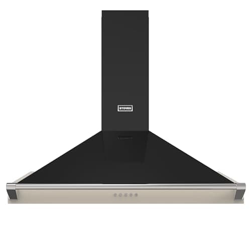 Image of Stoves Richmond 110PYR Pyramid 110cm Chimney Cooker Hood - Cream