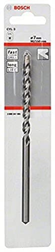 Image of Bosch 2608597681 CYL-3 Concrete Drill Bit, 7mm x 90mm x 150mm, Silver