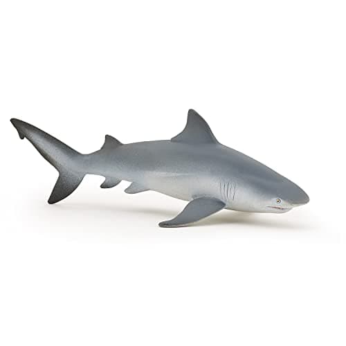 Image of Papo - Realistic Bull Shark Figure Toy for Kids - Ages 3+ - Marine Life Collection - Educational Play Marine Predators - Gift Idea Toy for Girls and Boys - 15 Cm X 8 Cm X 5 Cm