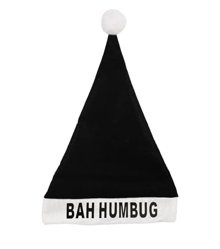 Image of IBEX MART BAH Humbug Black Christmas HAT