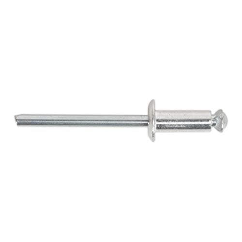 Image of Sealey Rp4812 Aluminium Peel Back Rivet Standard Flange 4.8 X 12Mm Pack Of 200