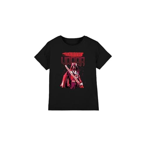 Image of Star Wars Paint Vader Unisex Kids T Shirt, Black, 3-4 Years