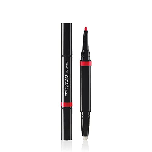 Image of Shiseido LipLiner InkDuo (Prime + Line), True Red 08 - Primes & Shades Lips for Long-Lasting, 8-Hour Wear - Minimizes the Look of Fine Lines & Unevenness - Non-Drying Formula