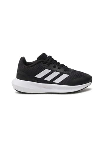 Image of adidas Unisex Kids RunFalcon 3 Lace Shoes, Core Black / Cloud White / Core Black, 10 UK Child