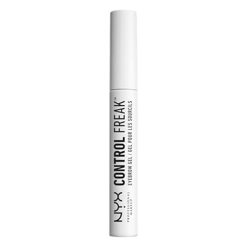 Image of NYX Professional Makeup Control Freak Eyebrow Gel, Clear Brow Setter and Clear Mascara, Tames Brows and Sets Colour, Non-Sticky and Non-Flaking, 10 ml