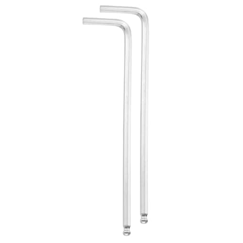 Image of sourcing map 2pcs Ball End Hex Key Wrench 3mm CR-V Steel L-Shape Hexagon Metric Wrenches Repairing Tool for Home DIY Bike Motorcycle Repair