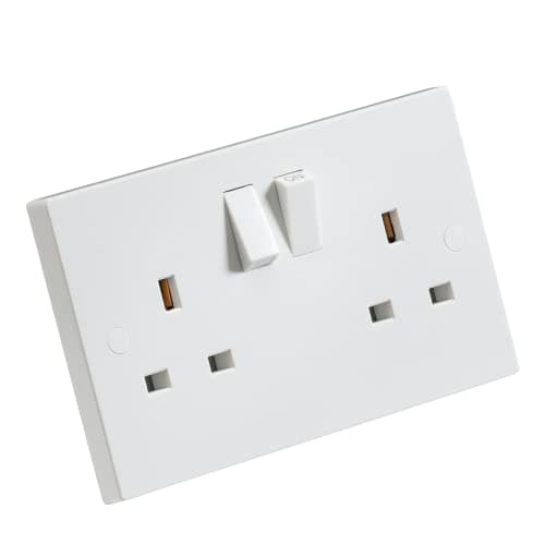 Image of Knightsbridge SN9000 2G DP Switched Socket, 13 A