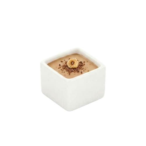Image of Restaurantware Mini Square Porcelain Dish, Mini Quadrato Dish, Square Ramekin - White - 1 oz - 10ct Box -