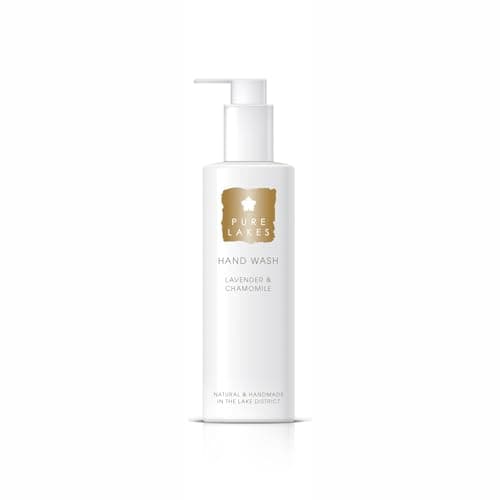 Image of Pure Lakes Natural Hand Wash - Organic & Vegan, 250ml Pump - Handmade in the Lake District (Lavender & Chamomile)