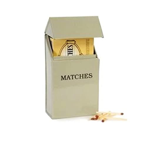 Image of Inglenook Premium Metal Matches Holder Powder Coated - Cream # ING011