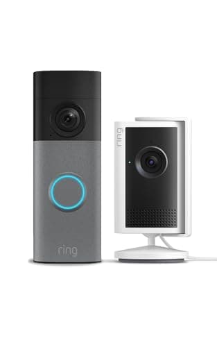 Image of Ring Battery Video Doorbell (newest gen) + Indoor Camera Plus | DIY Wireless Doorbell Camera | Retinal 2K | 6x Zoom | Built-In Battery | 30-day free trial of Ring Subscription Plan