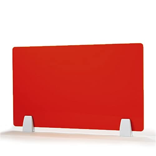 Image of Acrylic Desk Divider with Clamp Self-Supporting 30x40cm Red Ideal for Home Office Wortat Partits C Acrylic Ber