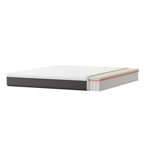 Image of Emma Original Mattress, Small Double (120×190 cm), 25 cm, Memory Foam & 7-Zone Pocket Springs for Comfort & Support, Cooling Breathable Cover, Rolled Delivery