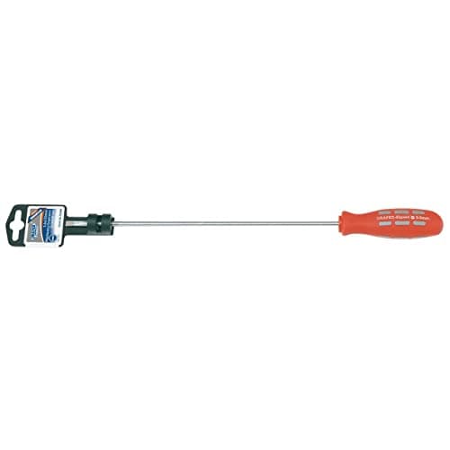 Image of Draper 55498 Expert Plain Slot Parallel Tip Long Screwdriver, 5mm x 250mm , Blue