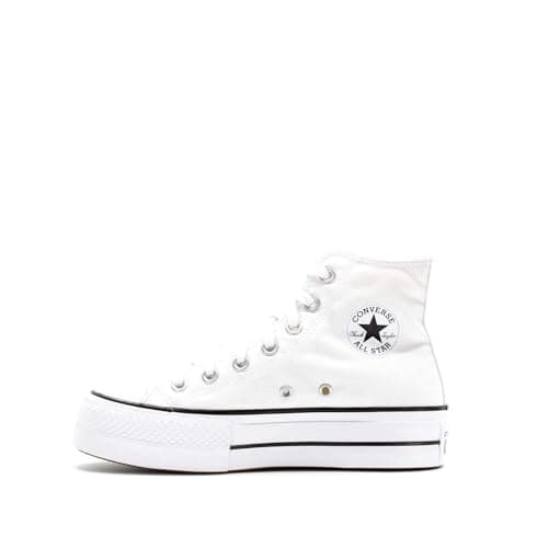 Image of Converse Womens All Star Lift Hi Top Trainers White 8 UK