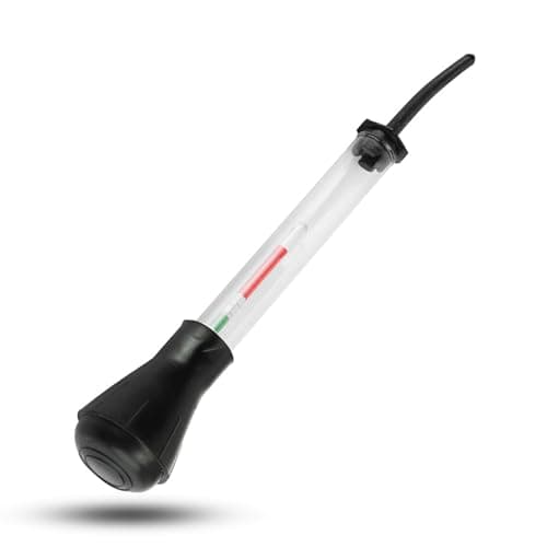Image of Portable Battery Hydrometer Tester with Clear Glass Tube & Ergonomic Rubber Grip — Accurate Electrolyte Density Measurement for Car, Motorcycle & Mar