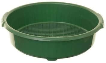 Image of ACCURATE Large Plastic Round Garden Sieve Riddle Riddler Soil Sifter Mesh (GREEN)