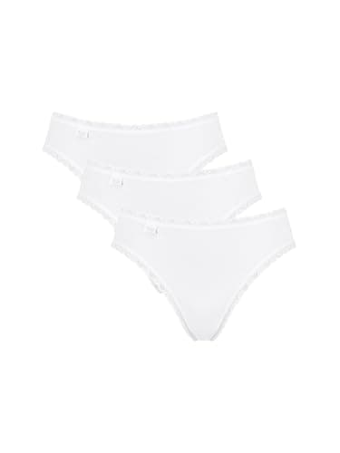 Image of Sloggi Women's sloggi 24/7 Cotton Lace Tai C3P, WHITE