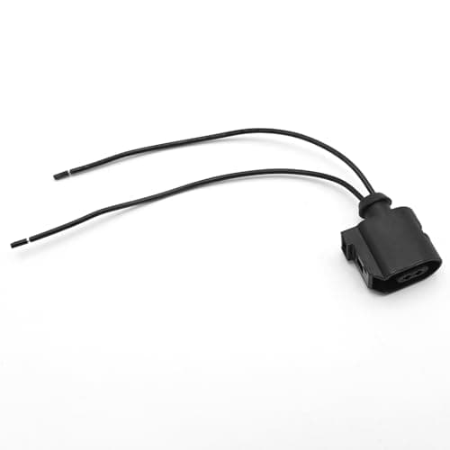 Image of Ollanoos 6E0973702 ABS Wheel Speed Sensor Cable 2 Pin ABS Sensor Connector Replacement for Audi for Seat Replacement for Skoda VW