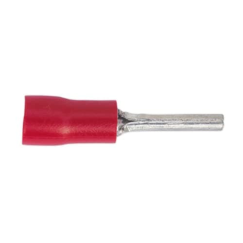 Image of Sealey RT18 Easy-Entry Pin Terminal 12 x Ø1.9mm Red Pack of 100