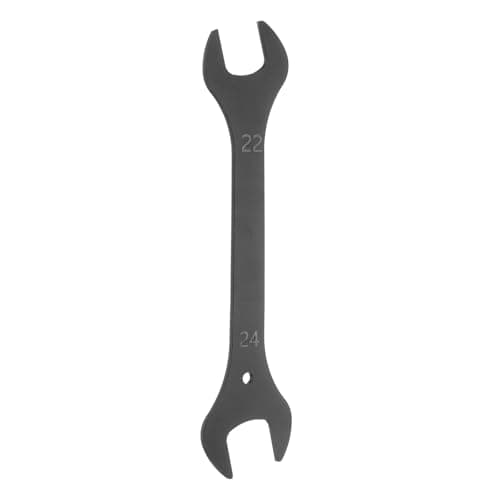 Image of sourcing map Super Thin Open End Wrench 22x24mm Metric Lightweight U-Shaped Spanner Double End Wrenches for Automotive Repair Furniture Assembly, Black