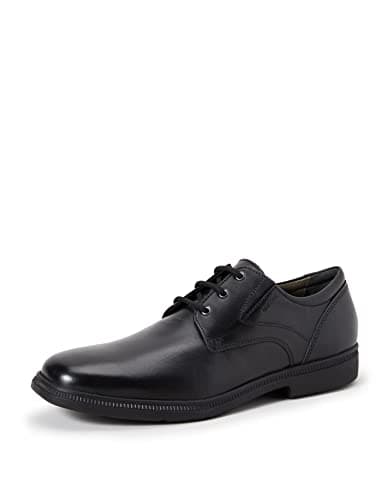 Image of Geox Boys Jr Federico C Shoes, Black, 6 UK