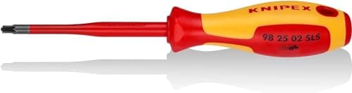 Image of KNIPEX Screwdriver (Slim) Plus/Minus Pozidriv Insulating Multi-Component Handle, VDE-Tested 212 mm, 98 25 02 SLS