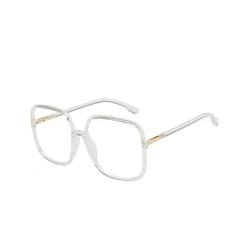 Image of TECH-LINE-DIRECT FASHION ACCESSORIES Blue Light Blocking Glasses women Anti Glare UV Filter Computer Gaming Glasses Retro square Eyeglasses (Clear)