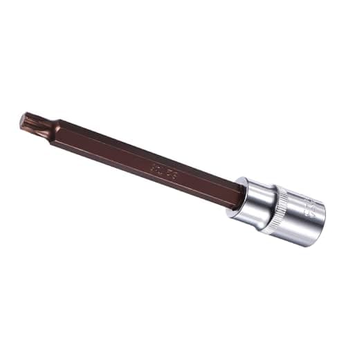 Image of Kozelo Torx Bit Socket - [1/2" Drive x T45 Bit] Chamfered Design Greater Torque Long Driver Torx Bit for Automotive Machinery Repair Hand Use|CR-V, S2 Steel