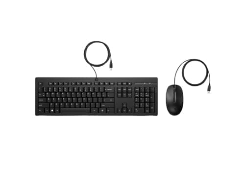 Image of HP 225 Wired Mouse and Keyboard Combo