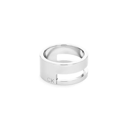 Image of Calvin Klein Women's GEOMETRIC ESSENTIALS Stainless Steel Ring - 35000680D