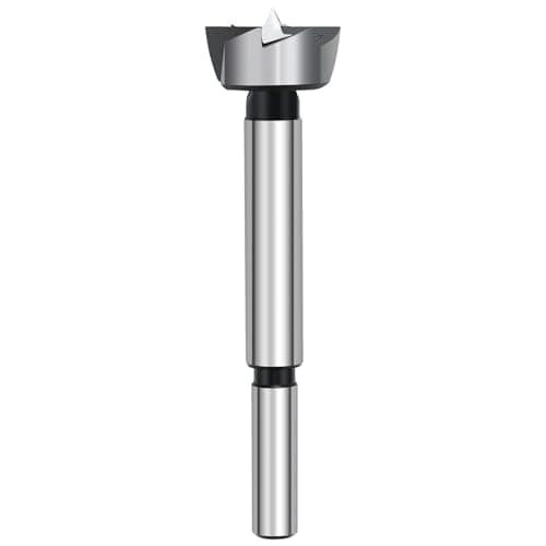 Image of HSAWBIT 23mm Forstner Drill Bit for Woodworking, Forstner Bit Wood Drill Bits for Holes, Hinge Cutter (Ø23mm, length 90mm, Round Shank)