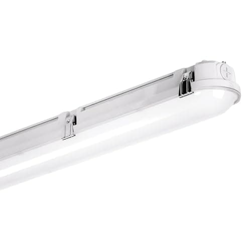 Image of Phoebe LED 6ft Non-Corrosive Batten Light | Multi-Wattage 40W/80W | Tri-Colour 4000K/5000K/6500K | LED Garage Lighting | Workshop Light | LED Tube Light Replacement | IP66 Weatherproof