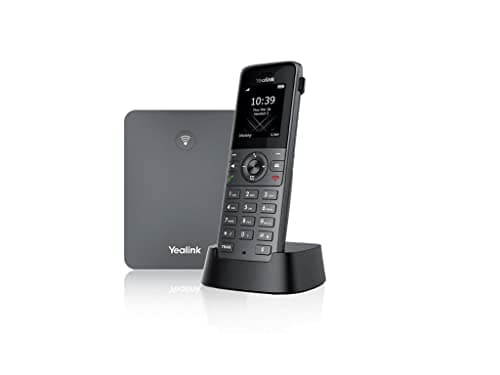 Image of Yealink W73P Cordless DECT IP Phone System Bundle Package, HD Voice, Modern Design, 1.8 Inch TFT Colour Display | Renewed