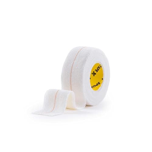Image of SPORTTAPE EAB Fabric Strapping Tape - 2.5cm x 4.5m | Thumb, Rugby Finger, Wrist & Toe Tape | Non Tear Elastic Adhesive Bandage, Strapping for Sport and Medical Use - Extra Strong - Single Roll