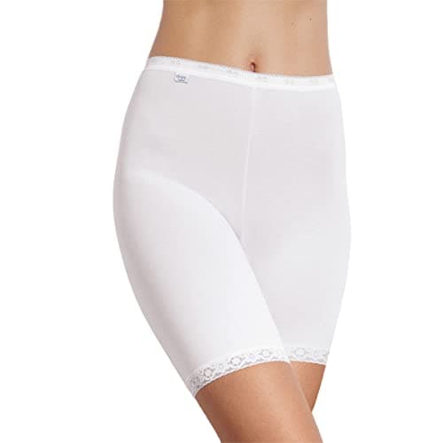 Image of Sloggi Women's Long Brief, White, 12 UK